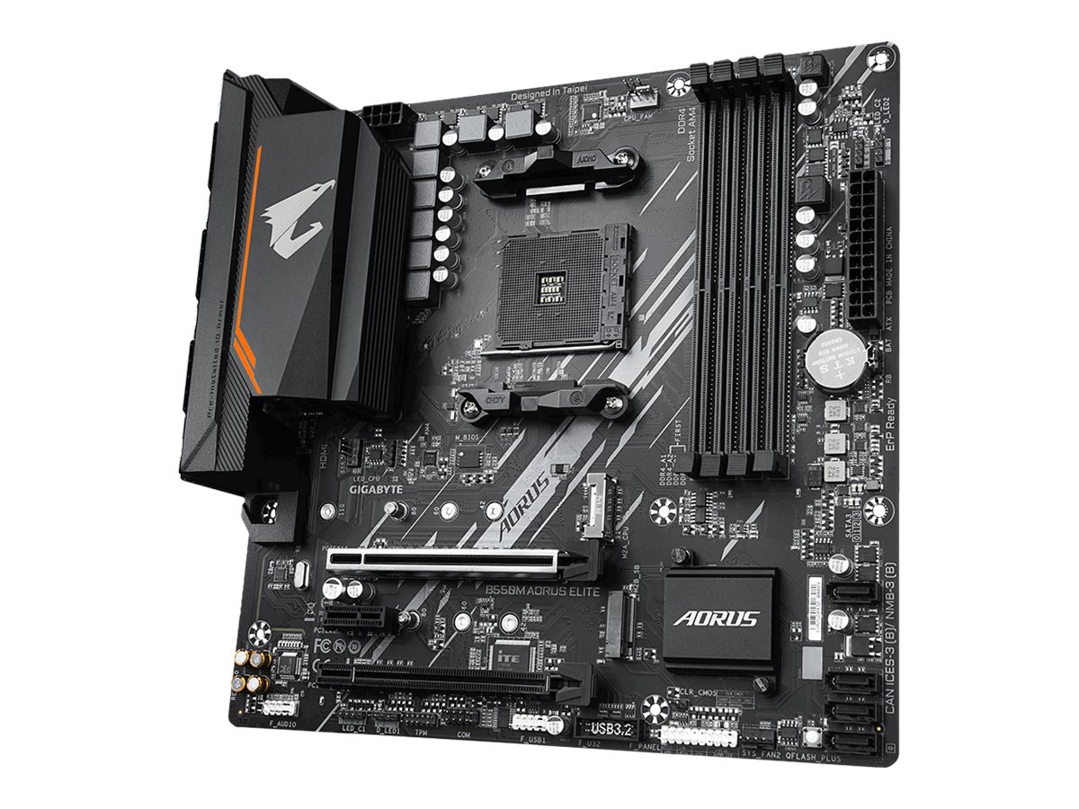 GIGABYTE B550M AORUS ELITE AM4 DDR4 2xM2 4xSATA HDMI DVI mATX MB