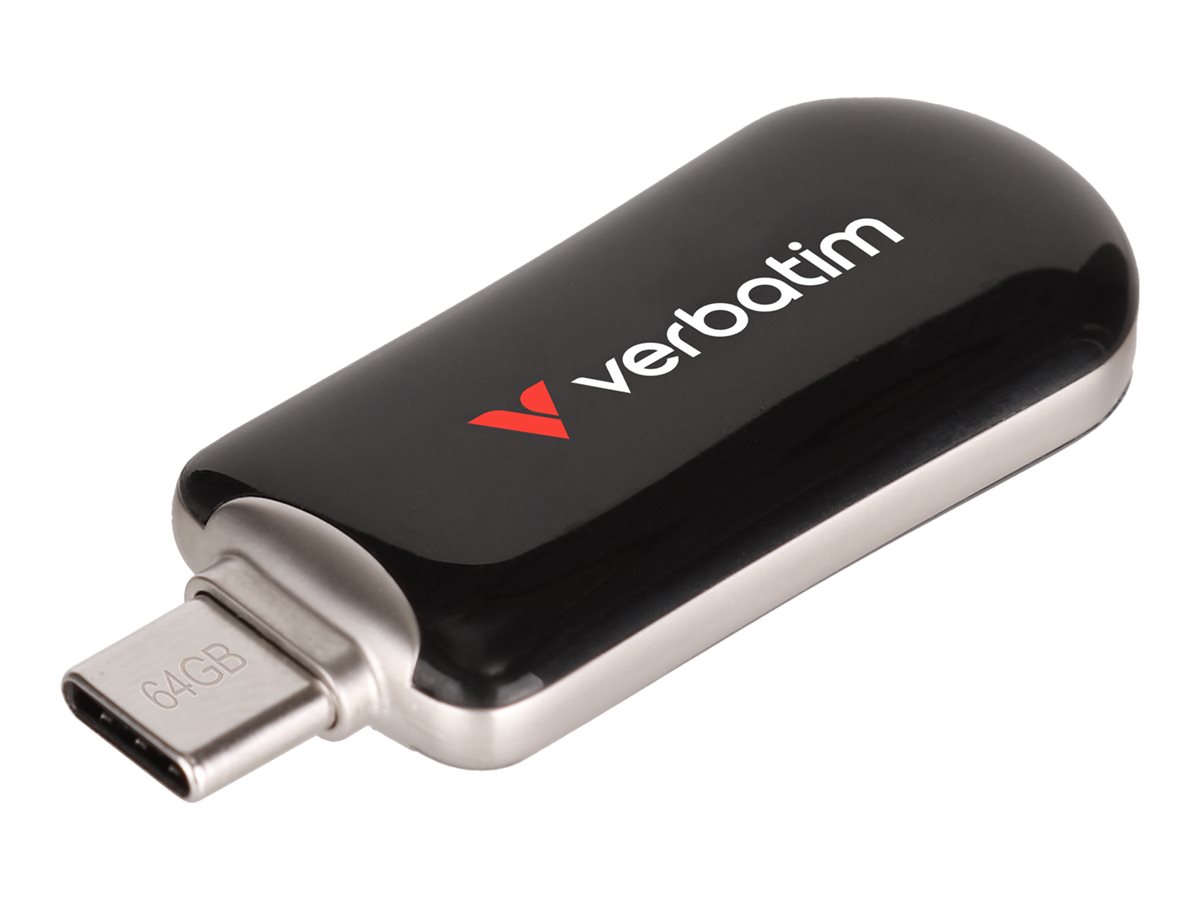 Verbatim Plectra USB-C Flash Drive 64GB schwarz