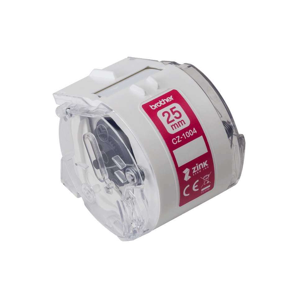 CZ1004 BROTHER PT Etikettenrolle 25mm