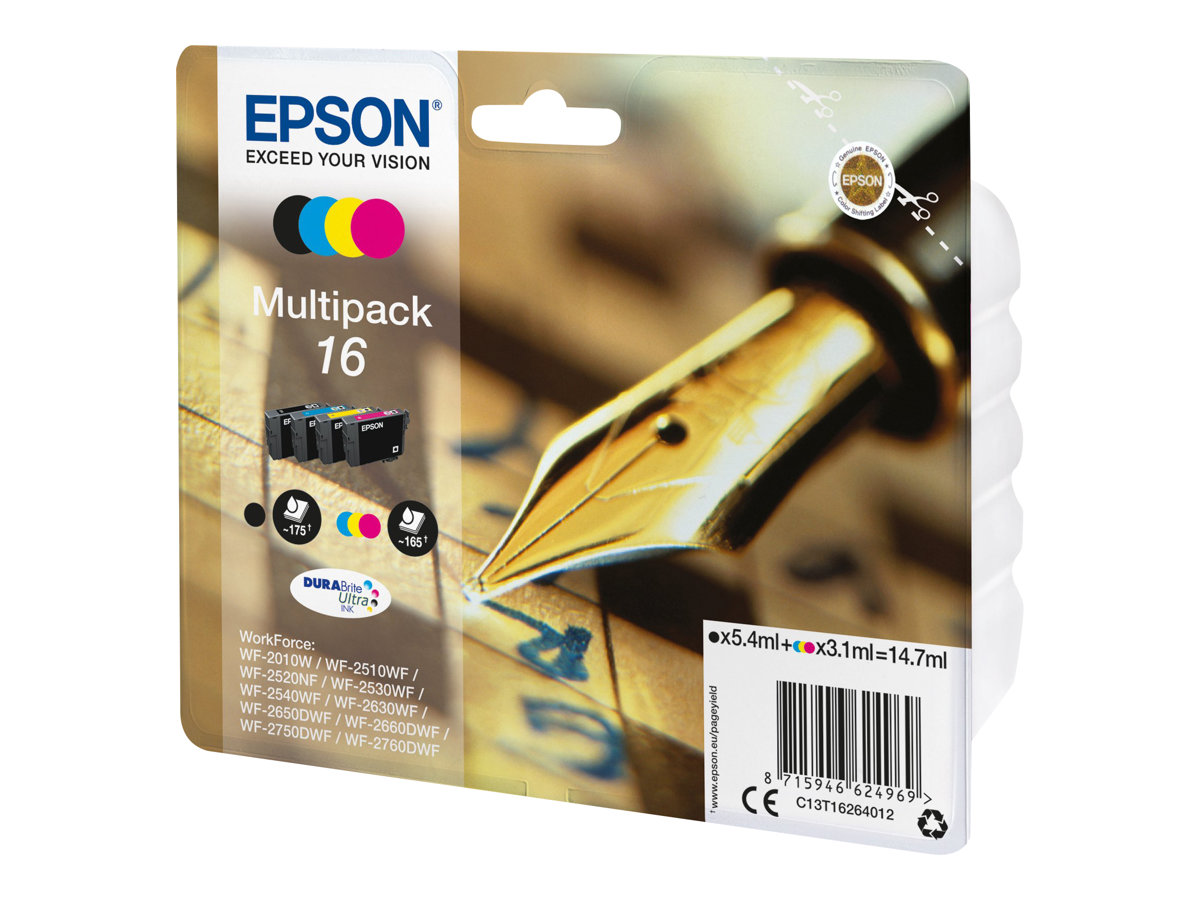 C13T16264012 EPSON WF Tinte (4) cmyk