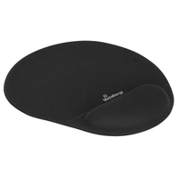 MediaRange Mousepad mit Handgelenkauflage schwarz