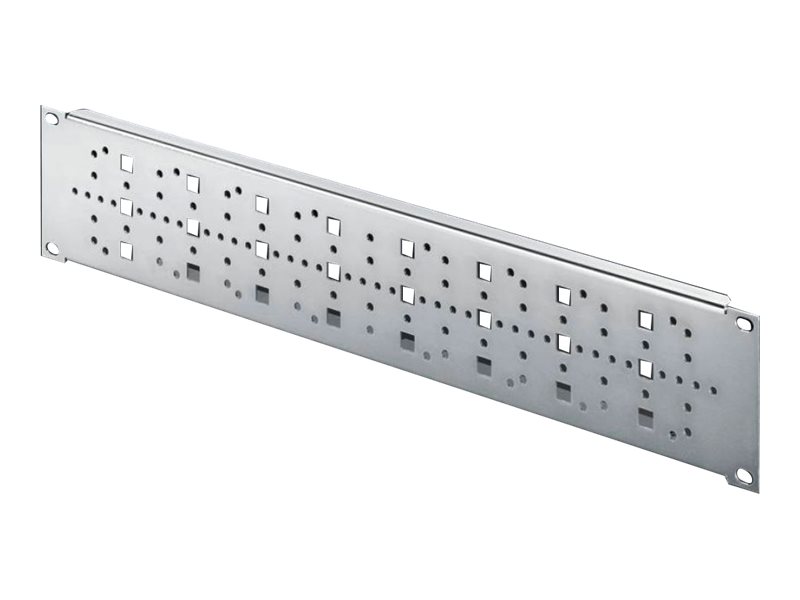 Rittal 19 Montagepanel 2HE mit 25mm-Systemlochung Stahlblech Rittal 19 Montagepanel 2HE mit 25mm-Systemlochung Stahlblech
