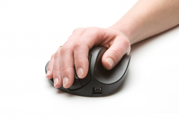 BakkerElkhuizen HandShoe Wireless Rechtshänder Maus Medium USB