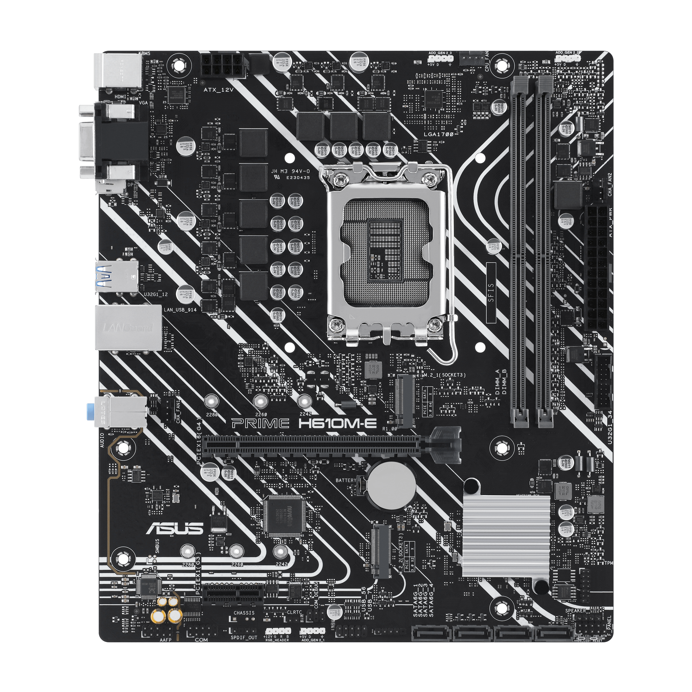 ASUS PRIME H610MECSM LGA1700 microATX MB 2xDDR4 4xSATA 2xM2