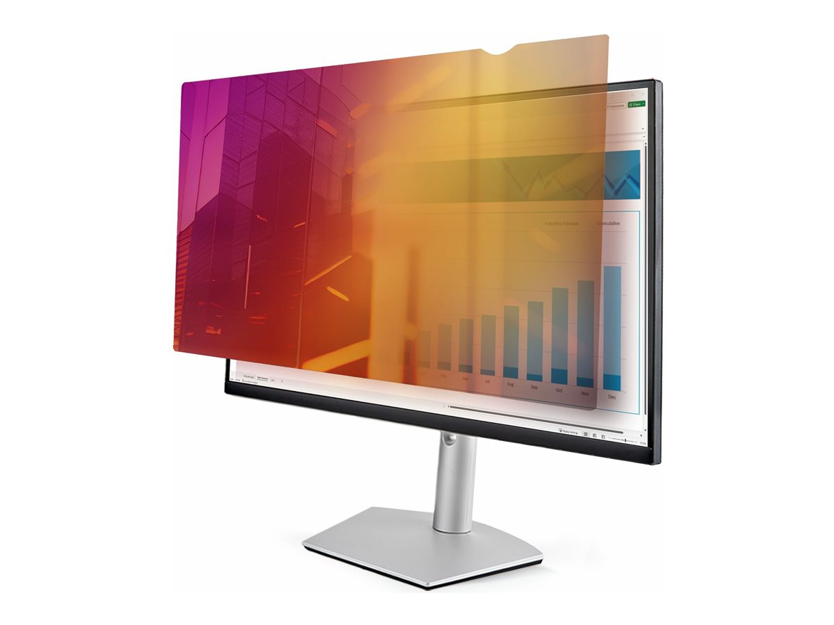 60,45cm 23,8Zoll 16:9monitor Blickschutz Gold Zweiseitiger Blickschutzfilter mit Erhöhter Privatsphäre +/- 30 Sicht