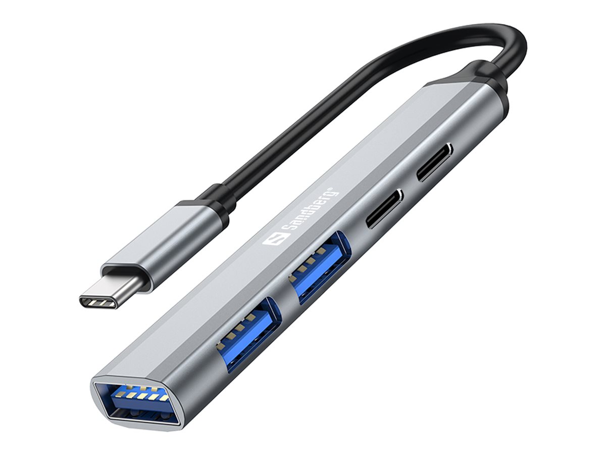 SANDBERG USB-C to 3xUSB-A+2xUSB-C SAVER SANDBERG USB-C to 3xUSB-A+2xUSB-C SAVER
