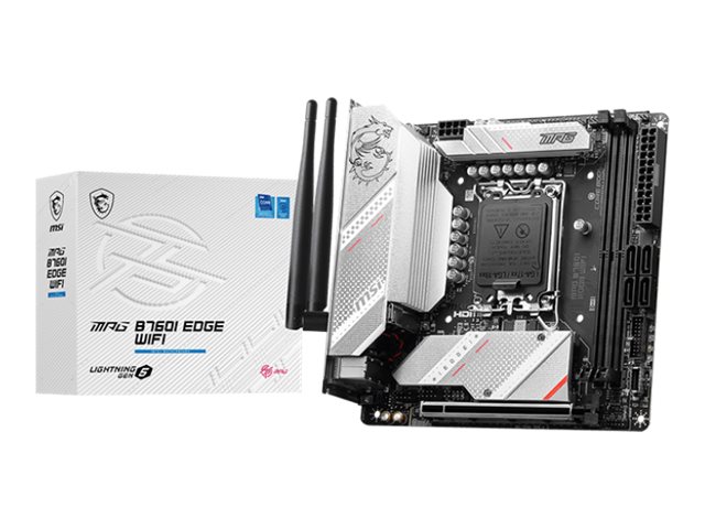 MSI MPG B760I EDGE WIFI LGA1700 mITX MB 4xDDR5 4xSATA 2xM.2