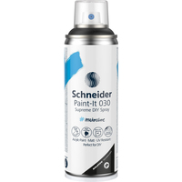 Schneider Paint-It 030 Supreme DIY Acrylspray SprÃ¼hfarbe schwarz