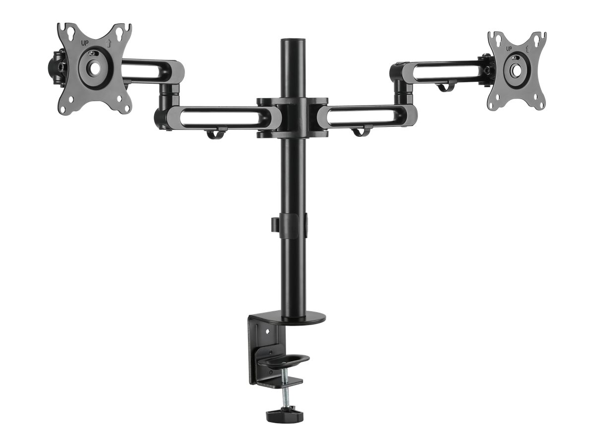 STARTECH.COM Desk Mount Dual Monitor Arm - Articulating - Premium Desk Clamp / Grommet Hole Mount for up to 27inch VESA Monitors