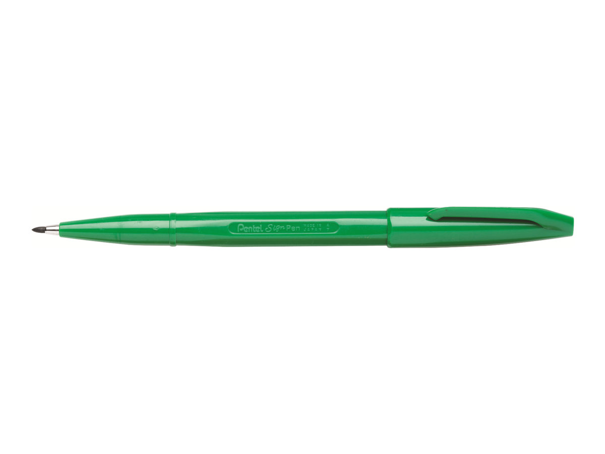 Pentel Sign Pen Filzstift grün, 1 St