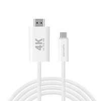 4smarts 540955 - 2 m - USB C - HDMI Typ A (Standard) - Weiß