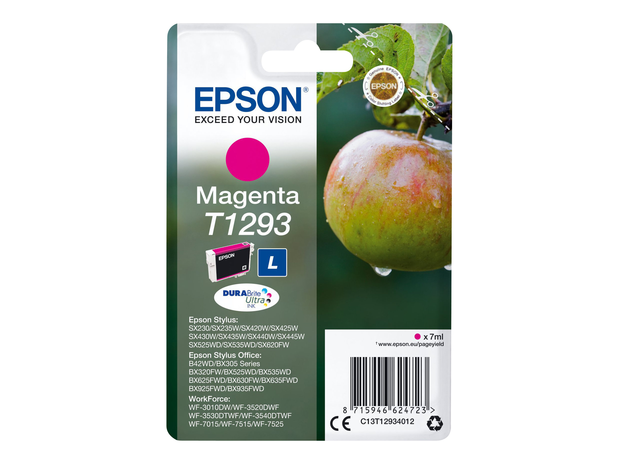 C13T12934012 EPSON BX Tinte magenta ST C13T12934012 EPSON BX Tinte magenta ST