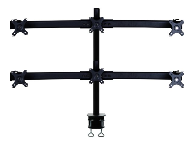NEOMOUNTS FPMA-D700D6 Desk Mount Clamp für Flatscreens 6x48,26-68,5cm 19-27Zoll 50kg VESA 75x75/100x100mm dreh-schwenk-ki