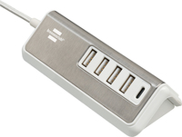 Brennenstuhl estilo USB-Multiladegeraet 5-fach, 4x USB-A, 1x USB-C Brennenstuhl estilo USB-Multiladegeraet 5-fach, 4x USB-A, 1x USB-C