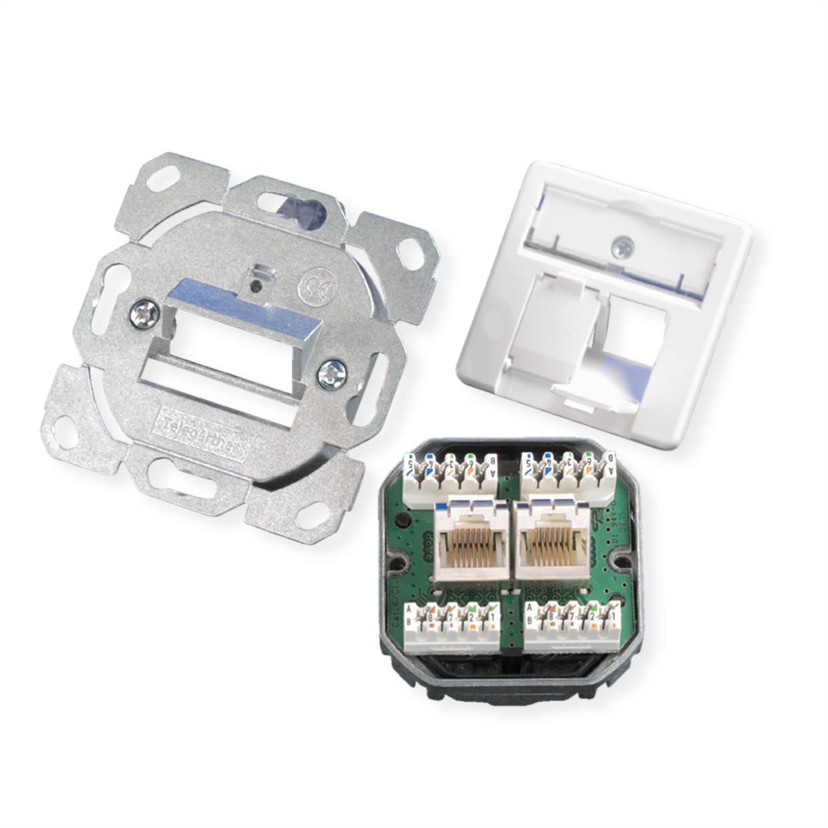 Teleg?rtner Dose AMJ45 8/8 K Up/50 Cat.6A alpinwei?