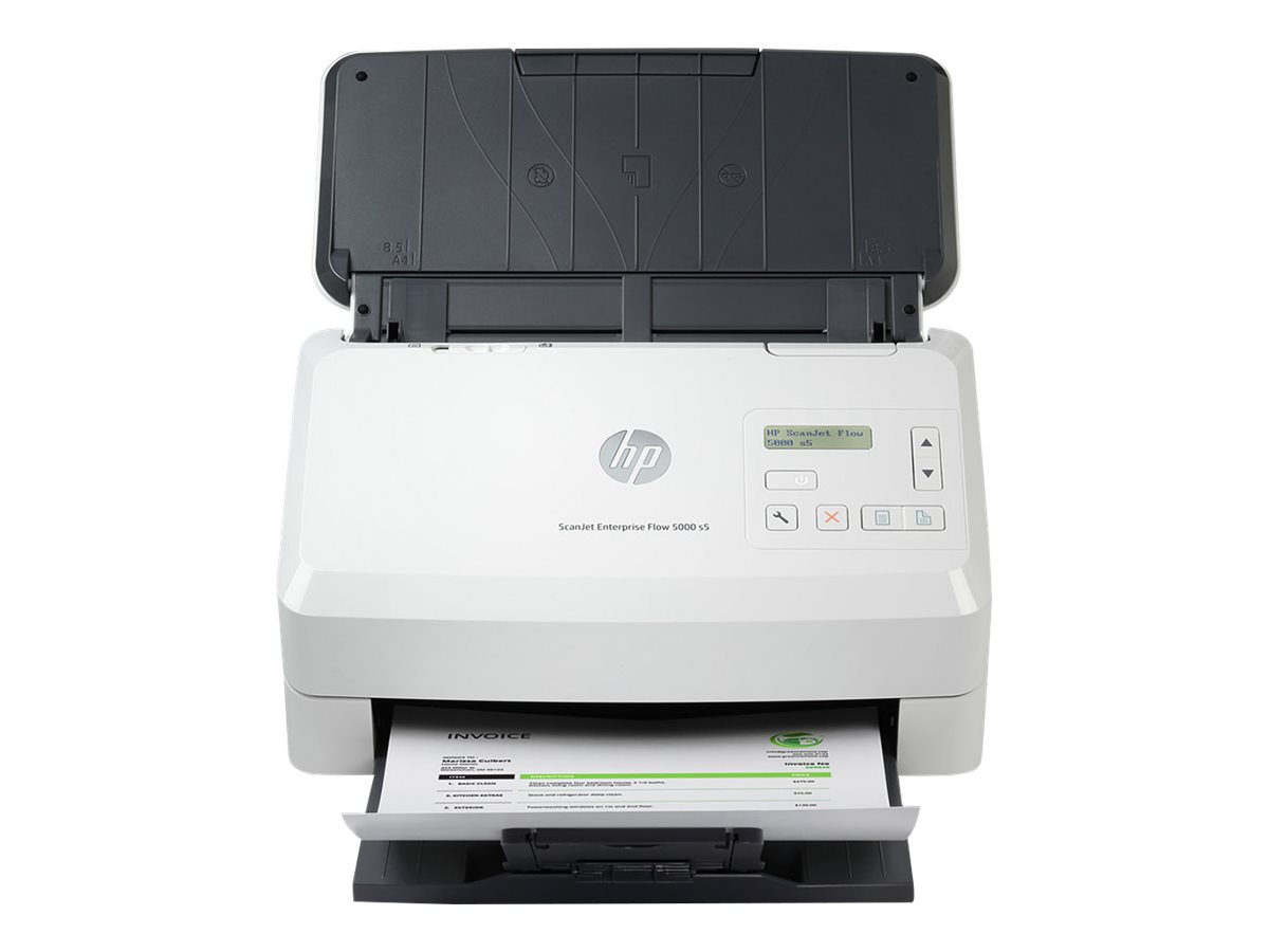 HP ScanJet Enterprise Flow 5000 s5 Document scanner CMOS CIS Duplex 216x3100mm 600dpix600dpi 65ppm ADF 80sheets 7500scans