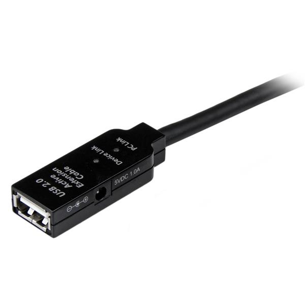 STARTECHCOM 10m USB 20 Active Extension Cable MF