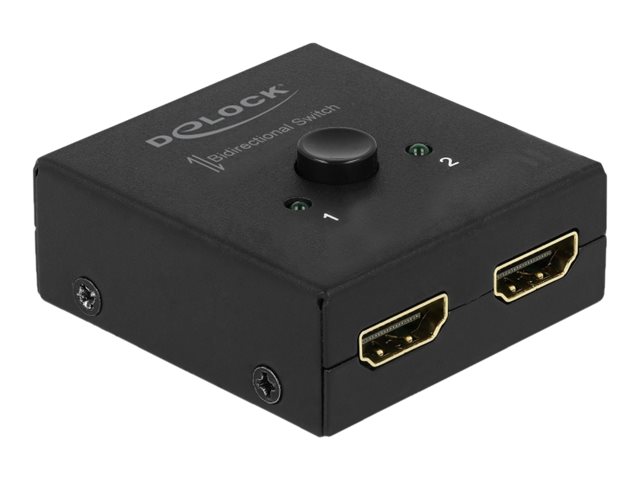 Delock HDMI 2 1 Umschalter bidirektional 4K 60 Hz kompakt