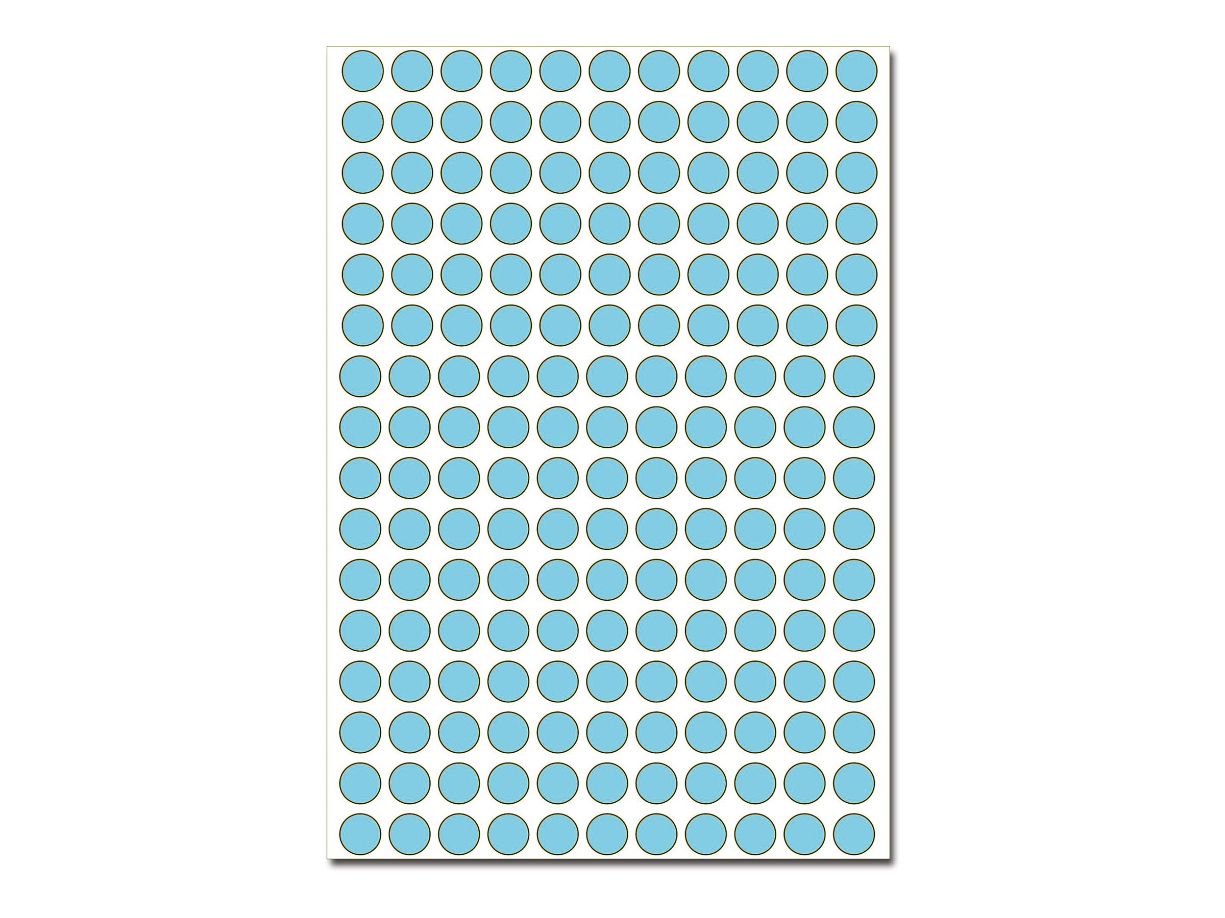 HERMA Klebepunkte 2213 blau Ø 8,0 mm, 5.632 St.