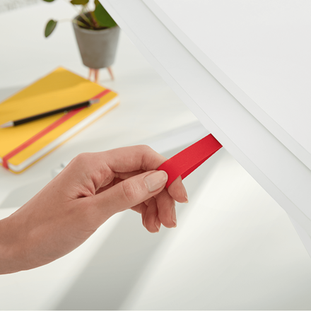 LEITZ Ergo Cosy mit Ablage Schreibtischaufsatz grau , 1 St
