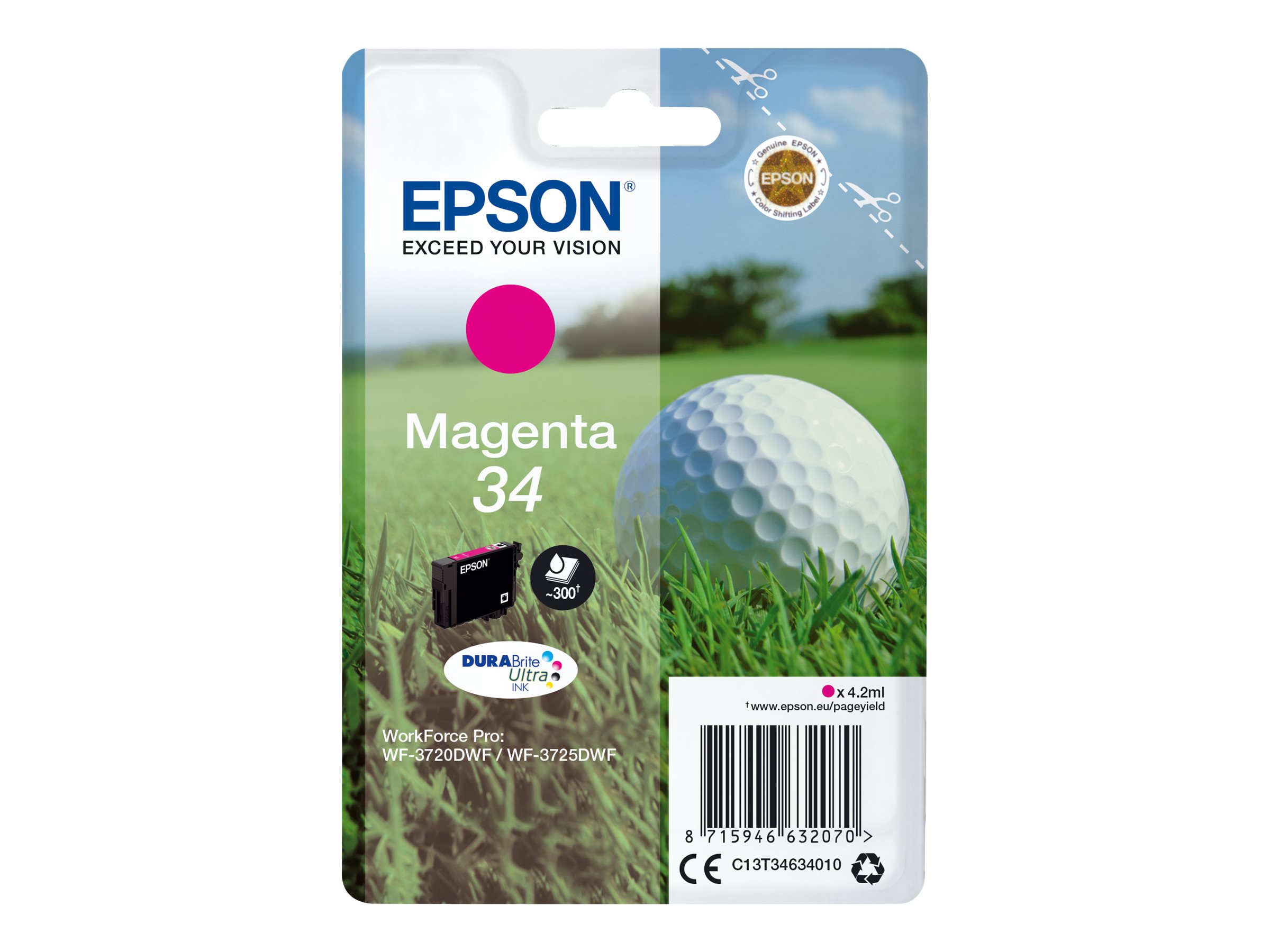 C13T34634010 EPSON WF Tinte magenta ST C13T34634010 EPSON WF Tinte magenta ST