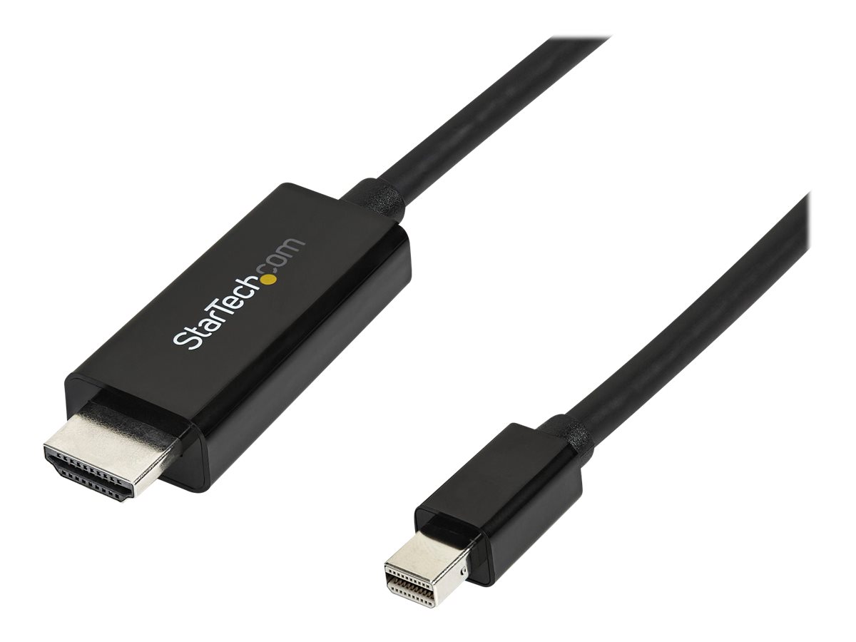 STARTECH.COM Mini DisplayPort auf HDMI Adapterkabel - Mini DP zu HDMI Adapter Kabel - 3m - Ultra HD 4K 30Hz - Schwarz STARTECH.COM Mini DisplayPort auf HDMI Adapterkabel - Mini DP zu HDMI Adapter Kabel - 3m - Ultra HD 4K 30Hz - Schwarz