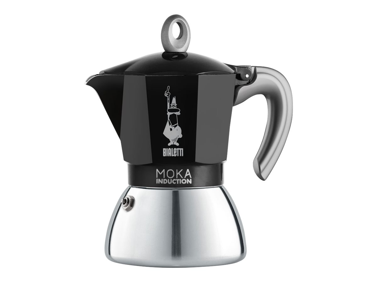 Bialetti Moka Induktion, Schwarz, Espressokocher f?r 6 Tassen Bialetti Moka Induktion, Schwarz, Espressokocher f?r 6 Tassen