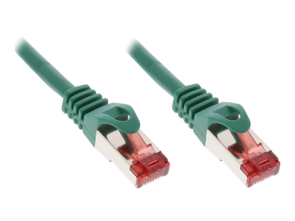 INLINE Patchkabel Cat.6 250MHz PVC CCA gruen 0,5m INLINE Patchkabel Cat.6 250MHz PVC CCA gruen 0,5m