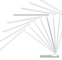 unilux POPY LED-Schreibtischlampe weiss/metallgrau 6 W unilux POPY LED-Schreibtischlampe weiss/metallgrau 6 W