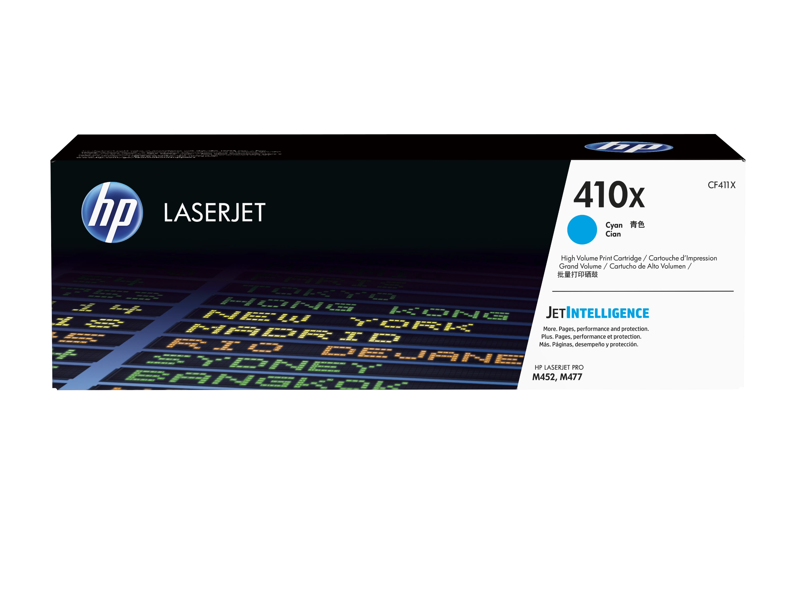 HP LaserJet 410X Tonerpatrone Cyan Hohe Ergiebigkeit