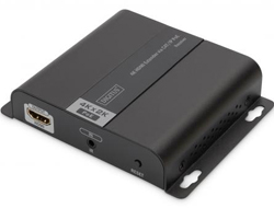 DIGITUS 4K HDMI Extender Empfaenger Einheit via IP/CAT 5 6 120m POE powered
