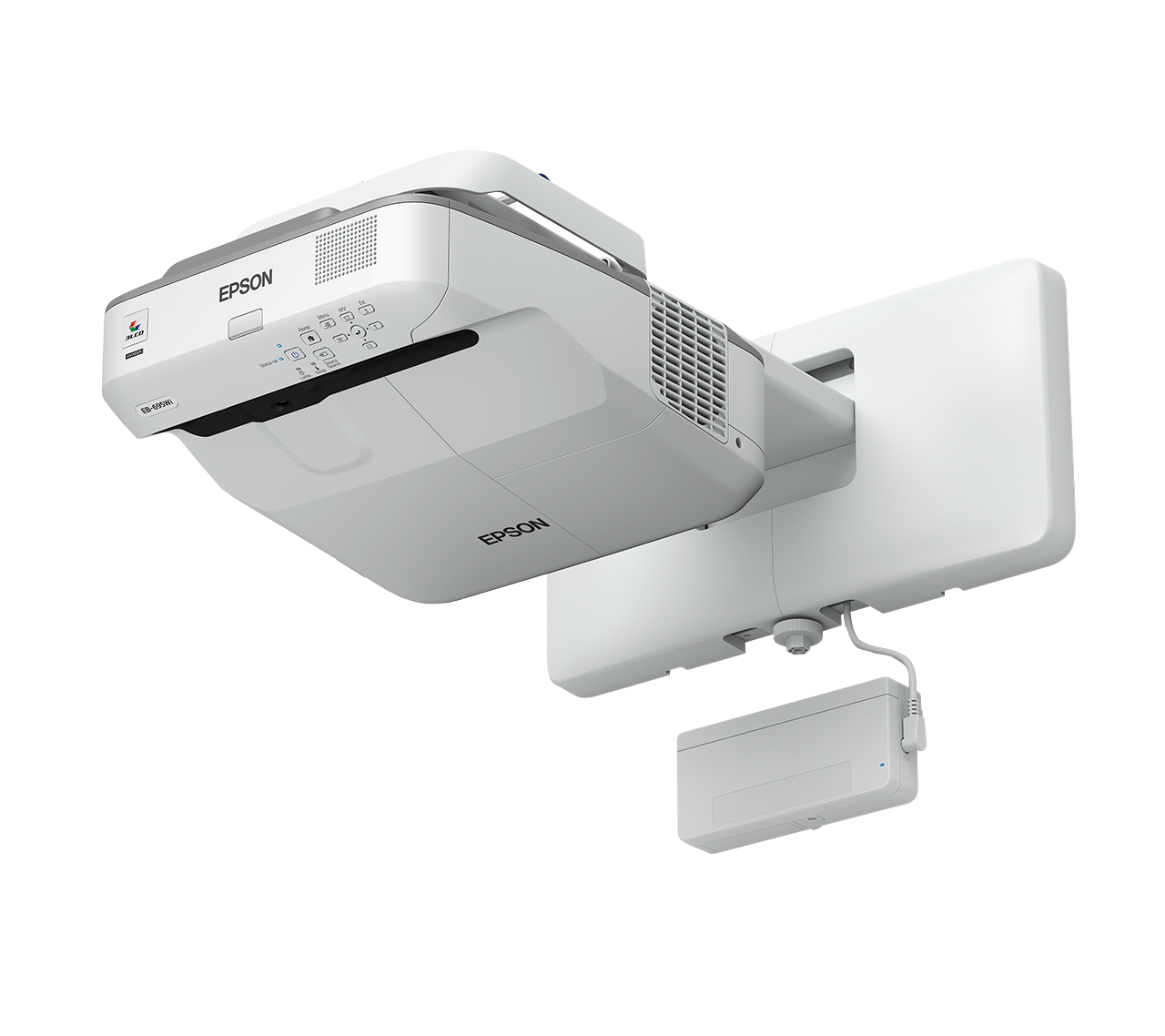 EPSON EB695Wi 3LCD WXGA interactive ultra short throw projector 1280x800 1610 3500 lumen 16W speaker