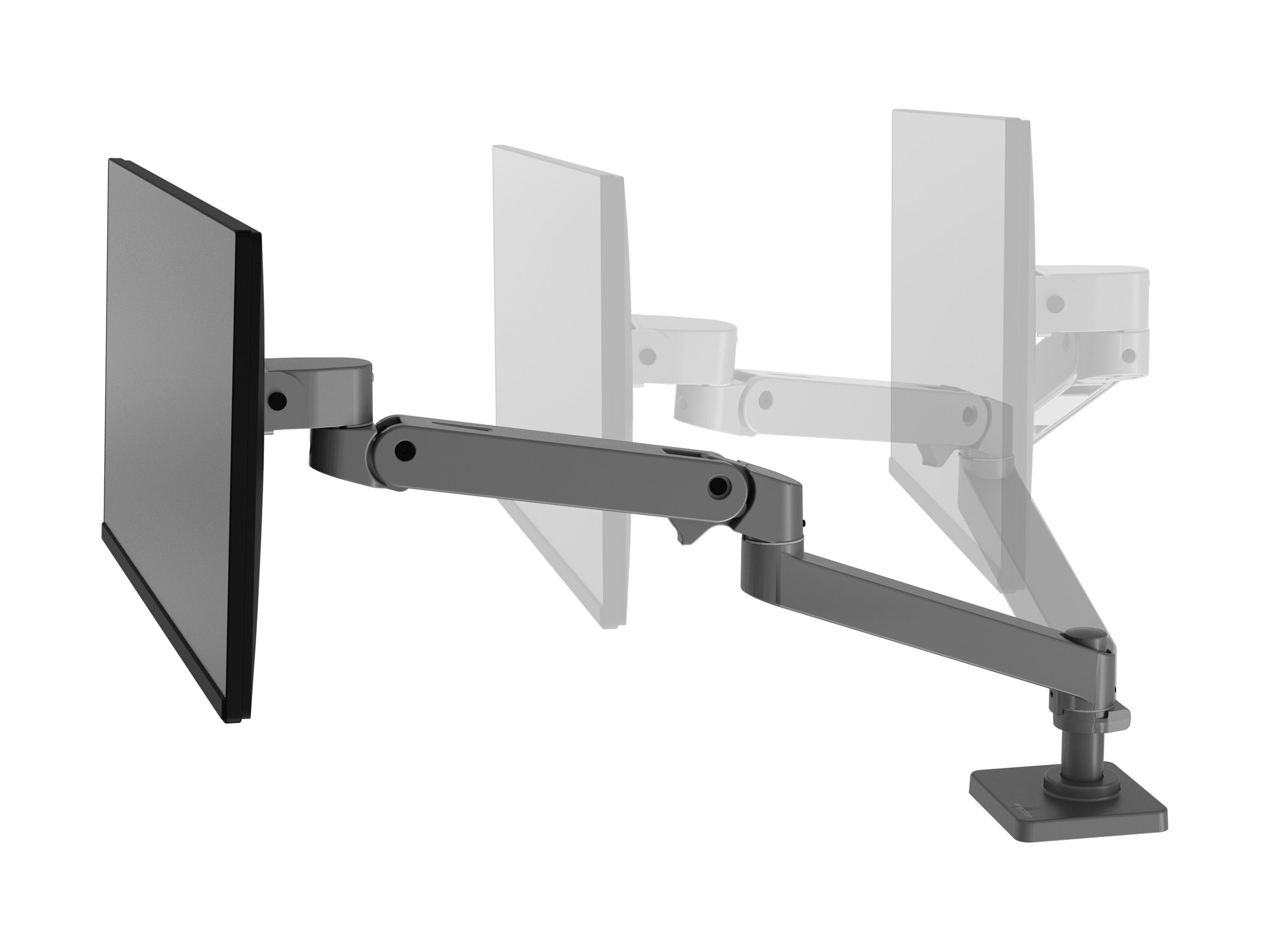 ERGOTRON LX Pro Monitor Arm, Tischhalterung für Monitore bis 34, 1,810 kg, VESA, Constant Force Technologie, Dunkelgrau