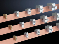 Rittal Leiteranschlussklemme Rundleiter 1-4qmm 6-10mm PK=15Stck