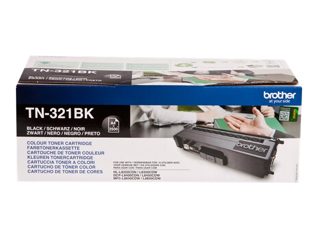 BROTHER TN-321BK Toner schwarz Standardkapazität 2.500 Seiten 1er-Pack