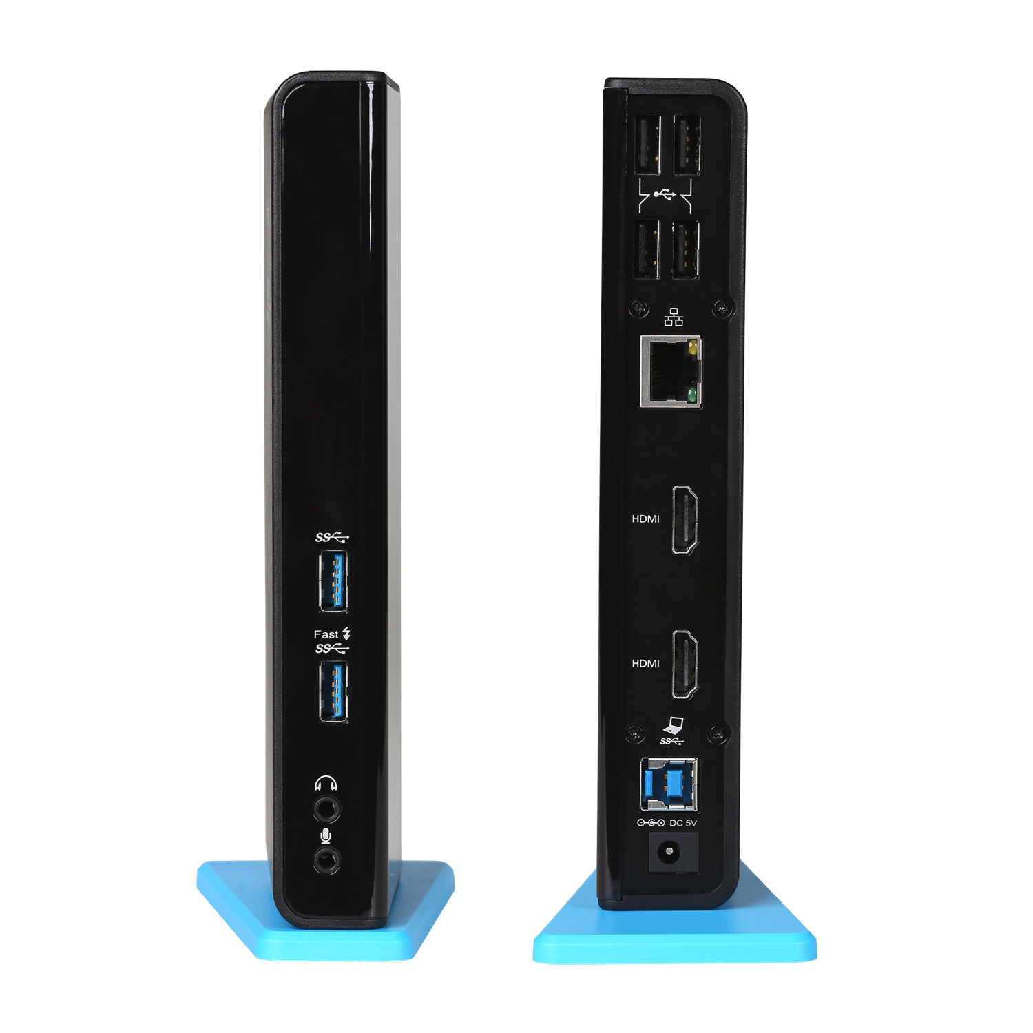 ITEC USB 30USBC Dual HDMI Docking Station 2x HDMI 1x GLAN 2x USB 30 4x USB 20 1x Audio 1x Mic USB 30 Kabel mit USBC adapter