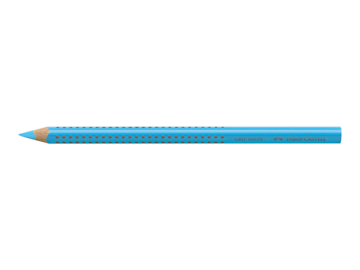 FABER-CASTELL Jumbo Grip neon Buntstift blau, 1 St. FABER-CASTELL Jumbo Grip neon Buntstift blau, 1 St.