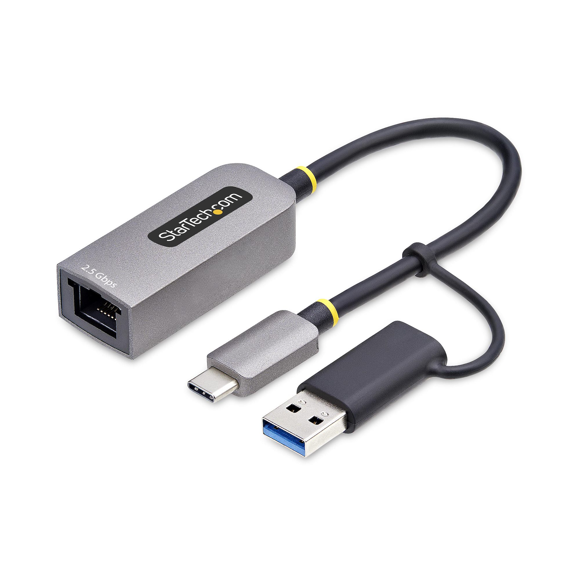 STARTECHCOM 25GbE USB C Ethernet Adapter mit USBA Adapter USBC LANRJ45 Netzwerkadapter USB 30 TypC 25Gb Netzwerk