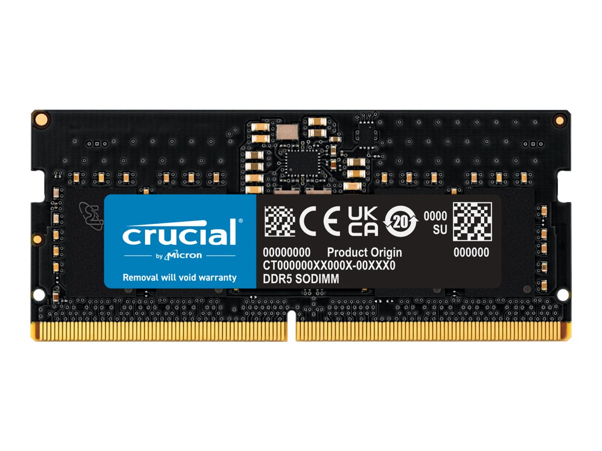 Crucial DDR5 8GB 4800 SODIMM CT8G48C40S5