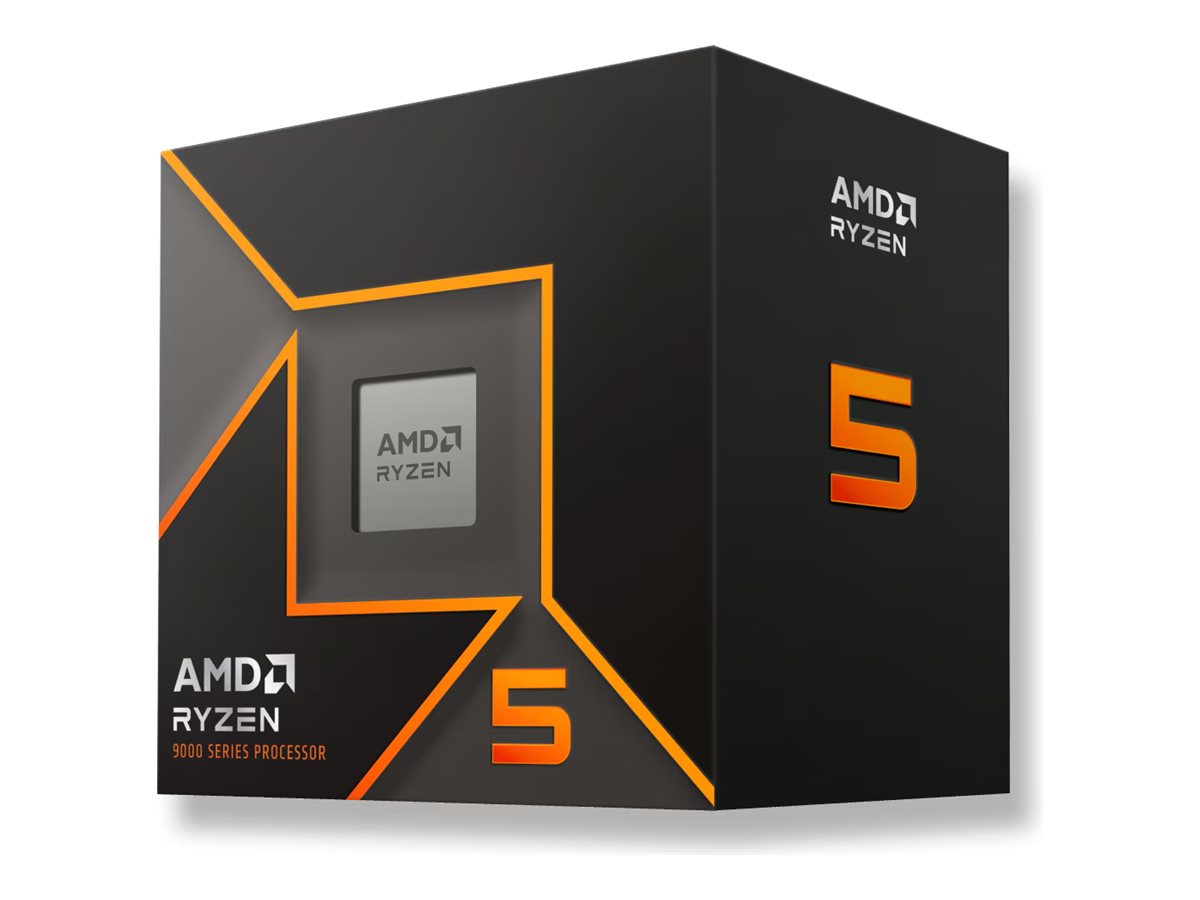 AMD Ryzen 5 9600 5.2GHz AM5 6C/12T 65W 38MB Processor with Wraith Stealth Cooler Box
