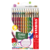 STABILO EASYcolors L Buntstifte farbsortiert, 24 St. STABILO EASYcolors L Buntstifte farbsortiert, 24 St.