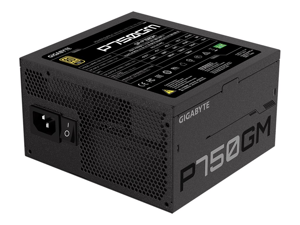 750W Gigabyte P750GM 80 Gold Kabelmanagement