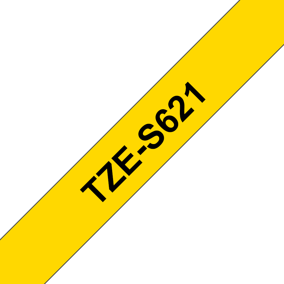 TZES621 BROTHER PT Schriftband 9mm gelb