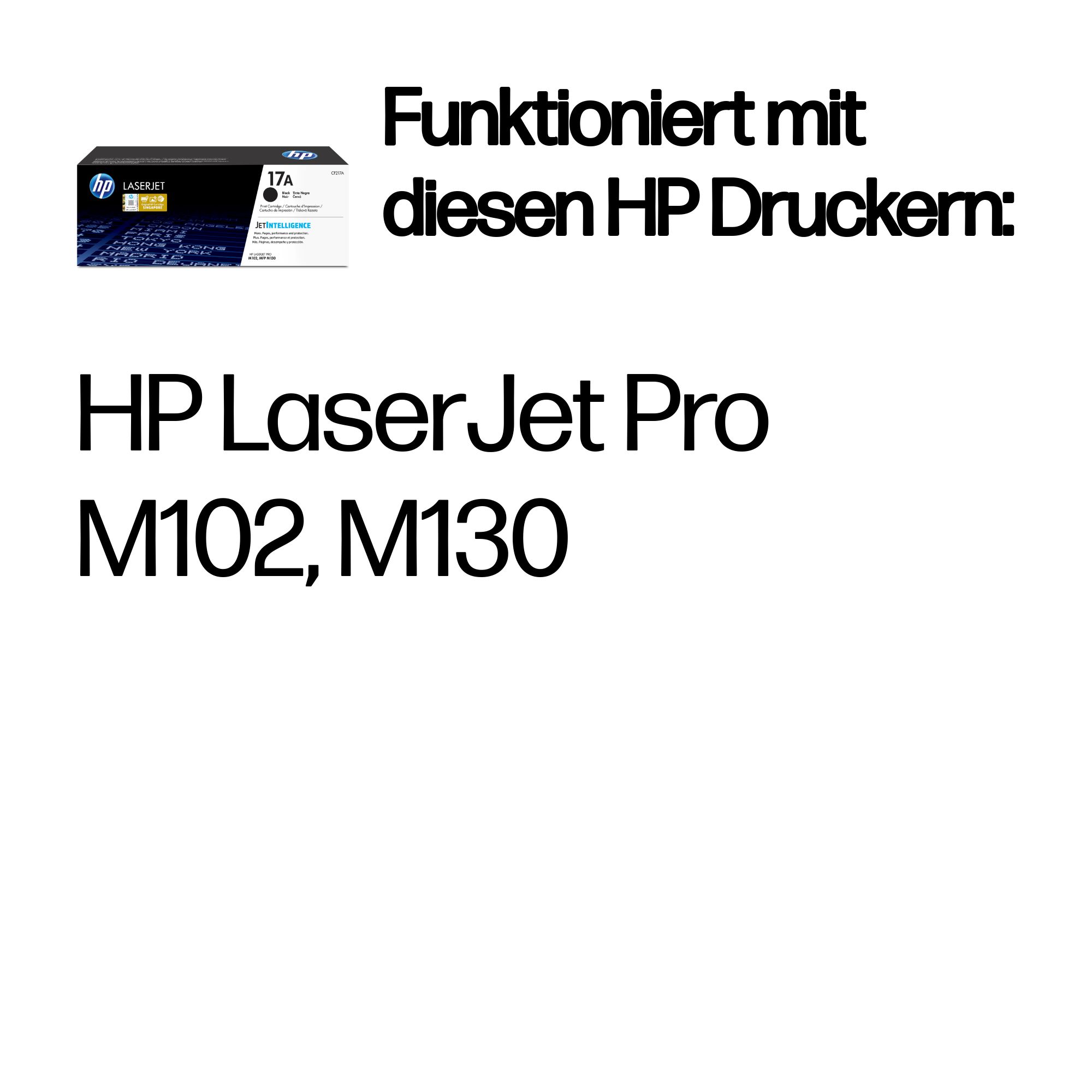 HP LaserJet 17A Tonerkartusche Schwarz
