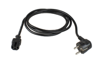 asSchwabe SchutzkontaktGeräte C13 Netzkabel Warmgeräte 2,0 m schwarz, 1 St