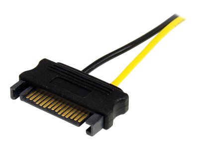 STARTECH.COM 15cm SATA Strom auf 8 pin PCI Express Grafikkarten Stromkabel - PCIe Y-Kabel Adapter