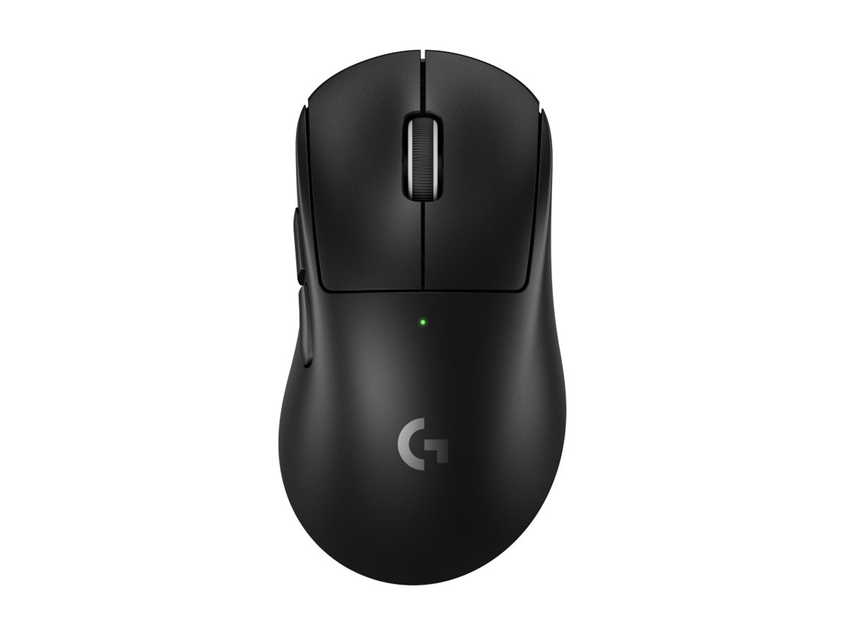 Logitech G PRO X SUPERLIGHT 2 DEX - Maus - ergonomisch - Fr Rechtshänder - optisch - 5 Tasten - kabellos. kabelgebunden - 2.4 GHz. USB - Schwarz