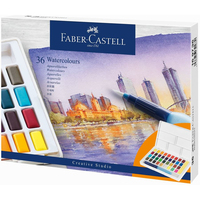 FABER-CASTELL Aquarellfarben farbsortiert FABER-CASTELL Aquarellfarben farbsortiert