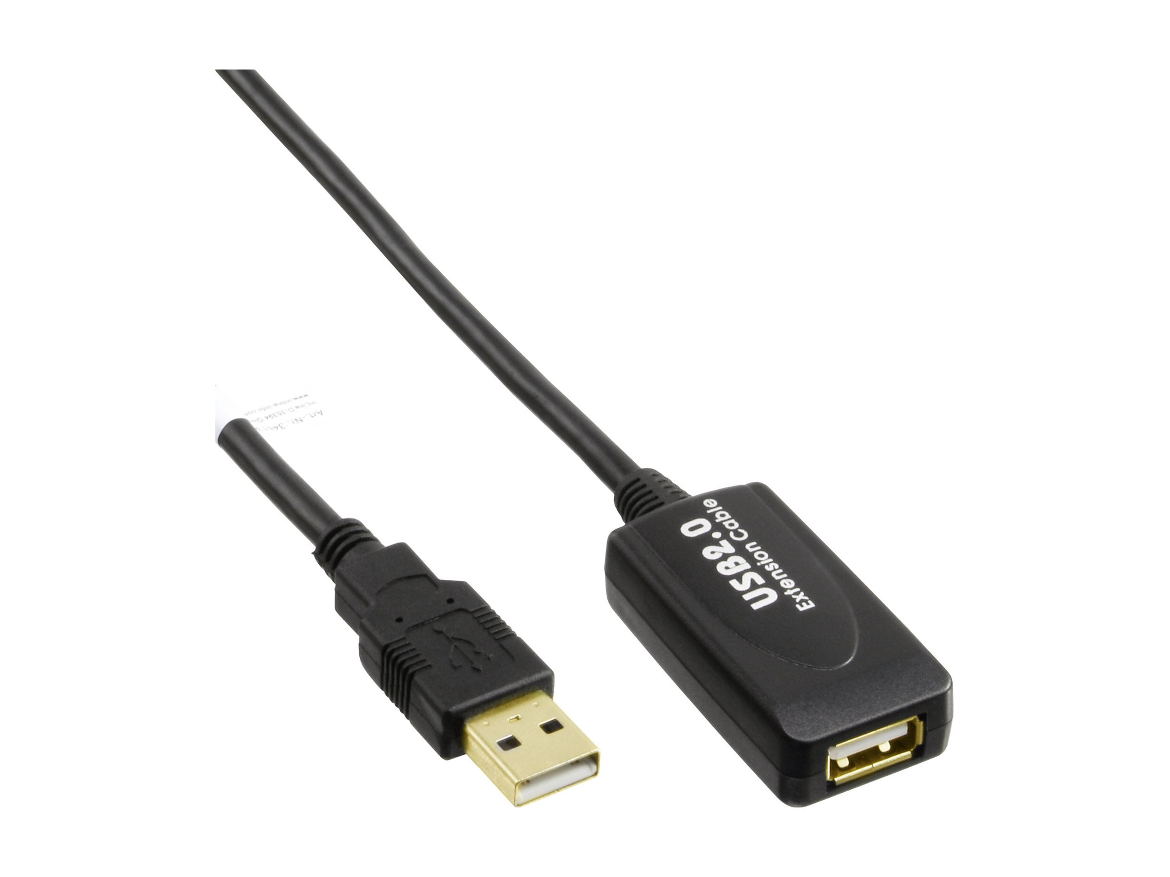 INLINE USB 2.0 Aktiv-Verlaengerung 15m InLine mit Signalverstaerkung / Repeater Stecker A an Buchse A 10m INLINE USB 2.0 Aktiv-Verlaengerung 15m InLine mit Signalverstaerkung / Repeater Stecker A an Buchse A 10m