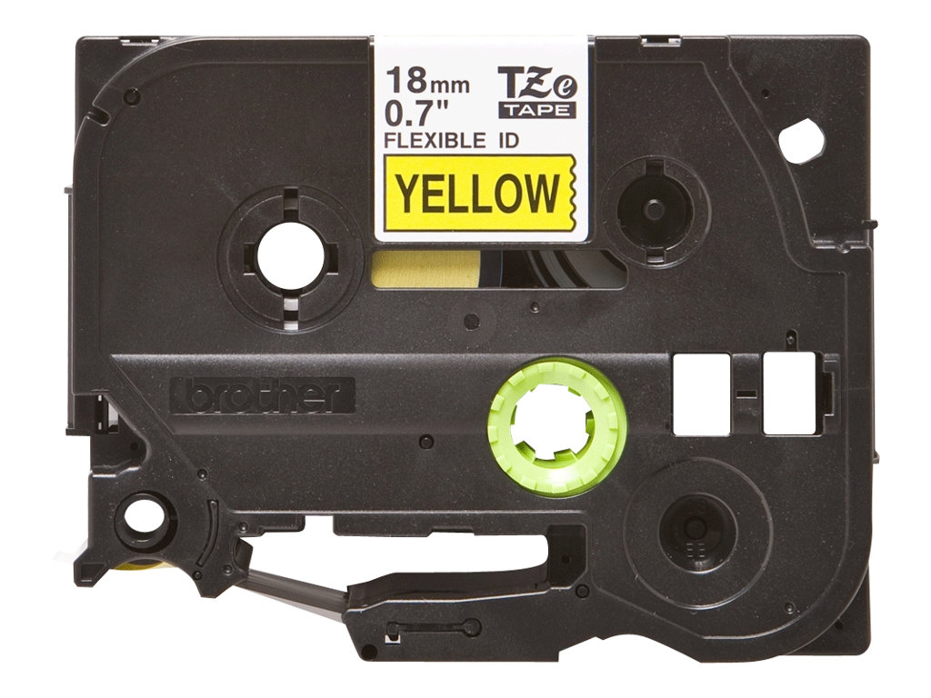 TZEFX641 BROTHER PTOUCH 18mm GELB-SCHW